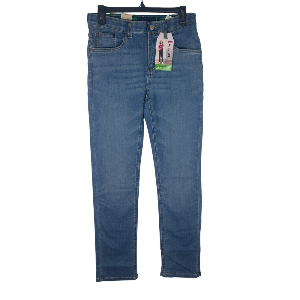 Levi's 511 Slim Fit Eco Performance Jeans Boys Size‎ 16 Reg (28x30) Blue NEW